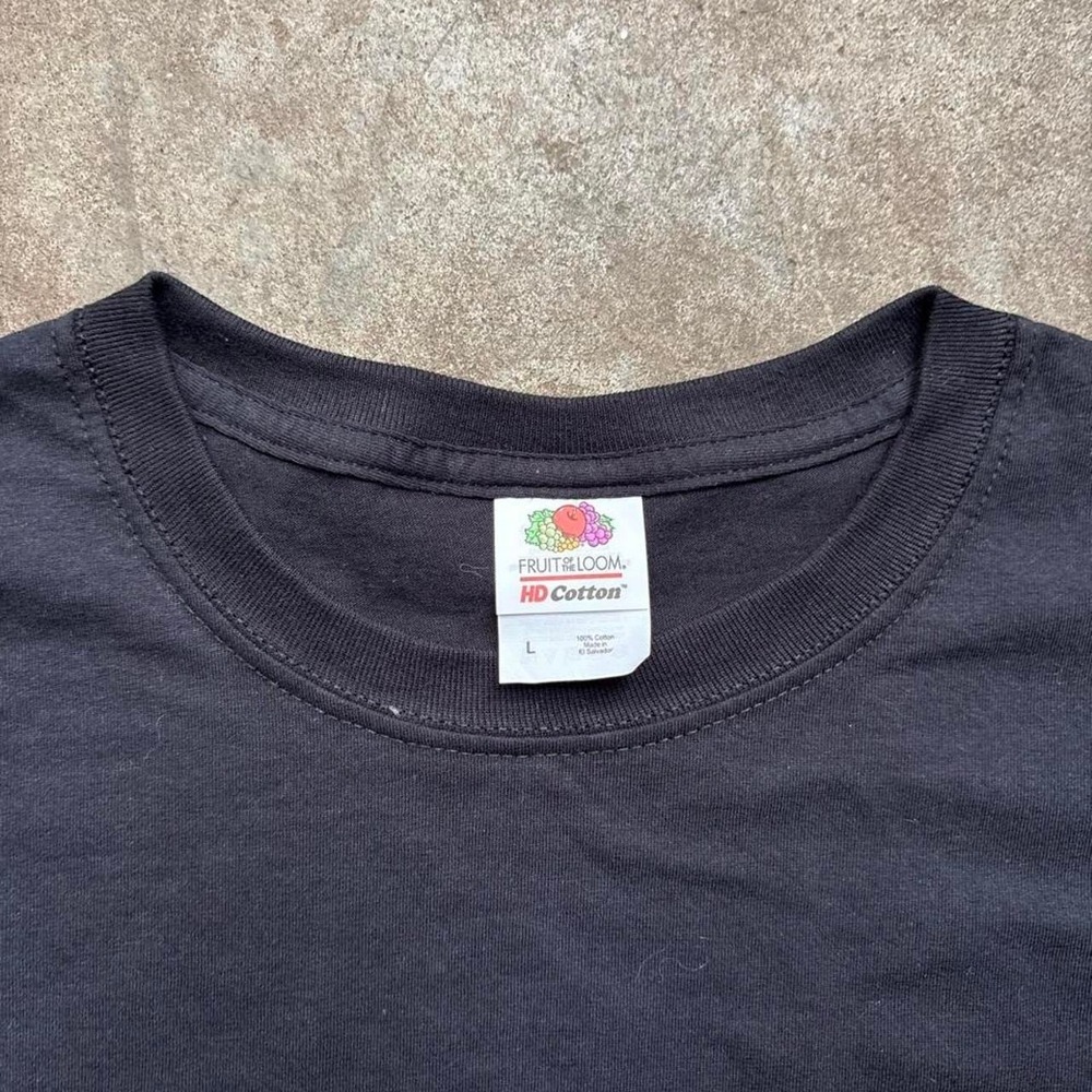 D.A.R.E. black cotton t-shirt   Mens Size Large - Picture 3 of 5